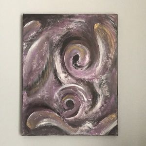 Acrylic canvas painting